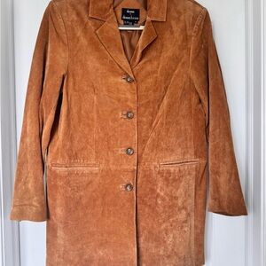 Dennis Basso Tan Suede Jacket
